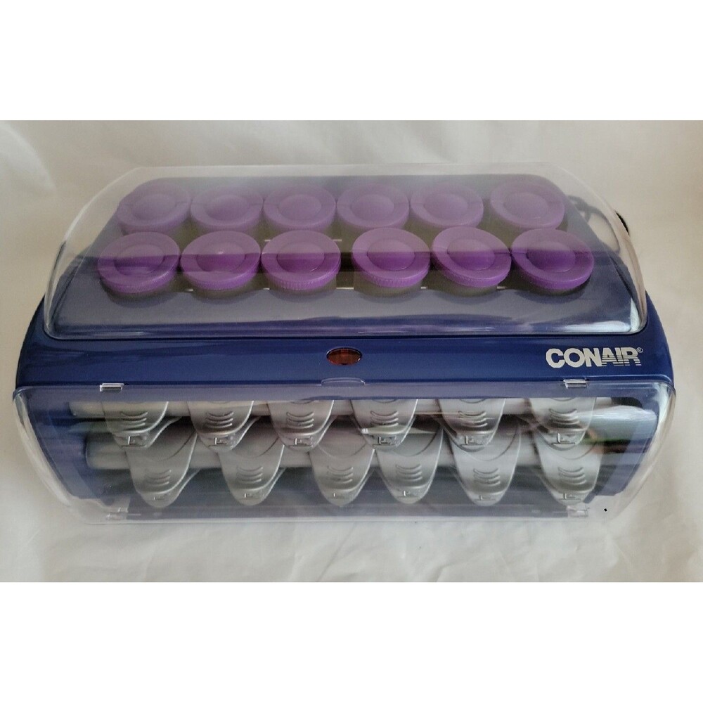 Conair Curl Innovation Jumbo Rollers HairSetter Set w/ Clips HS33R